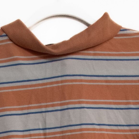 Vintage Izod Striped Polo Shirt XXL Short Sleeve Cotton - Picture 6 of 8